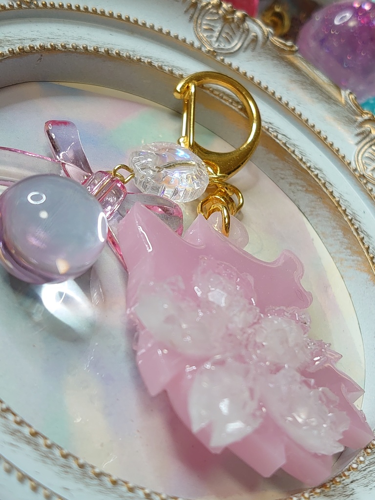 桜狼のキーホルダー