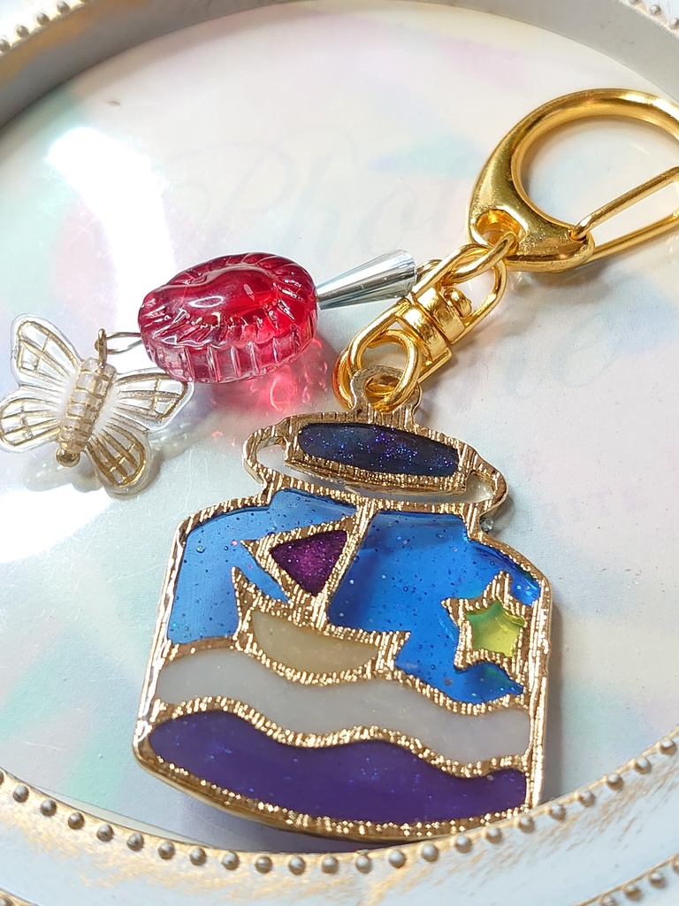 瓶の中に広がる世界 キーホルダー