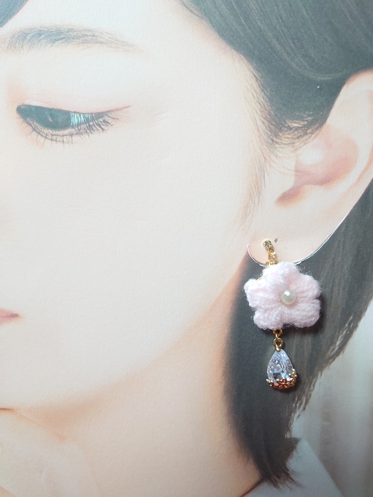 お花ゆらゆら イヤリング