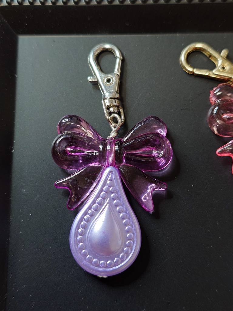 リボンラルム ミニキーホルダー