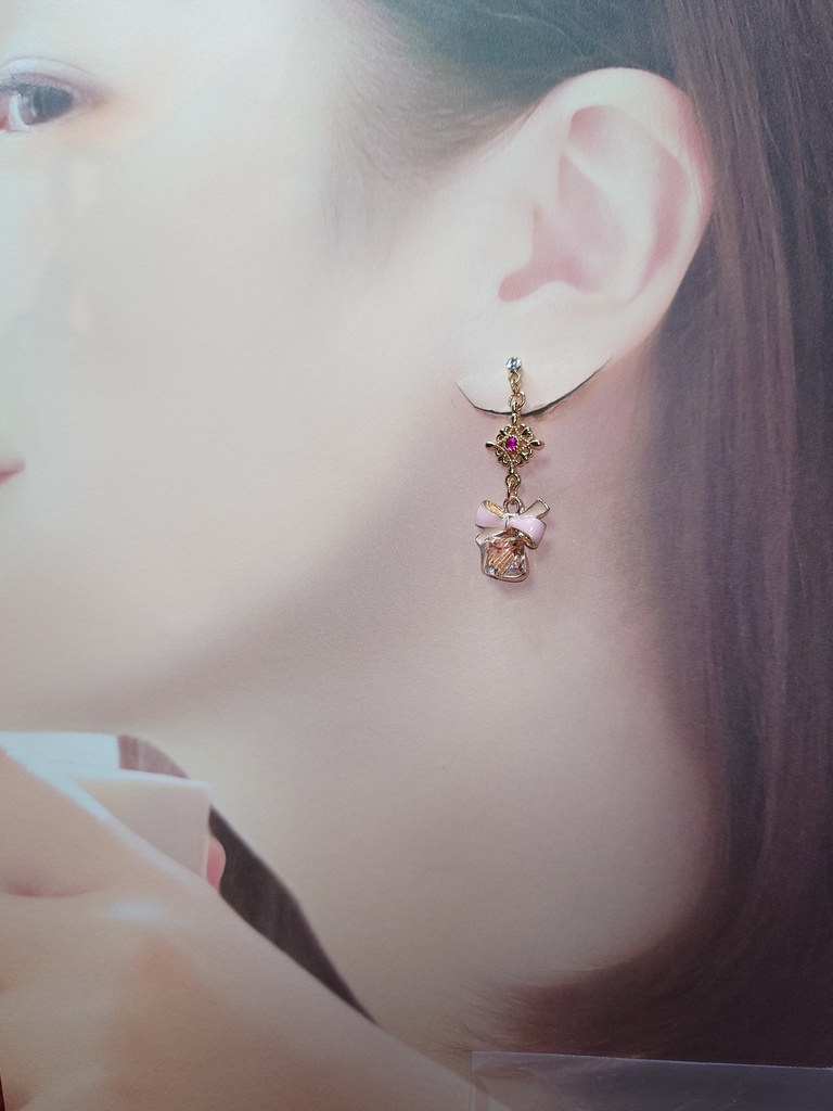 聖なる夜のプレゼント🎁ピアス(イヤリング交換可)