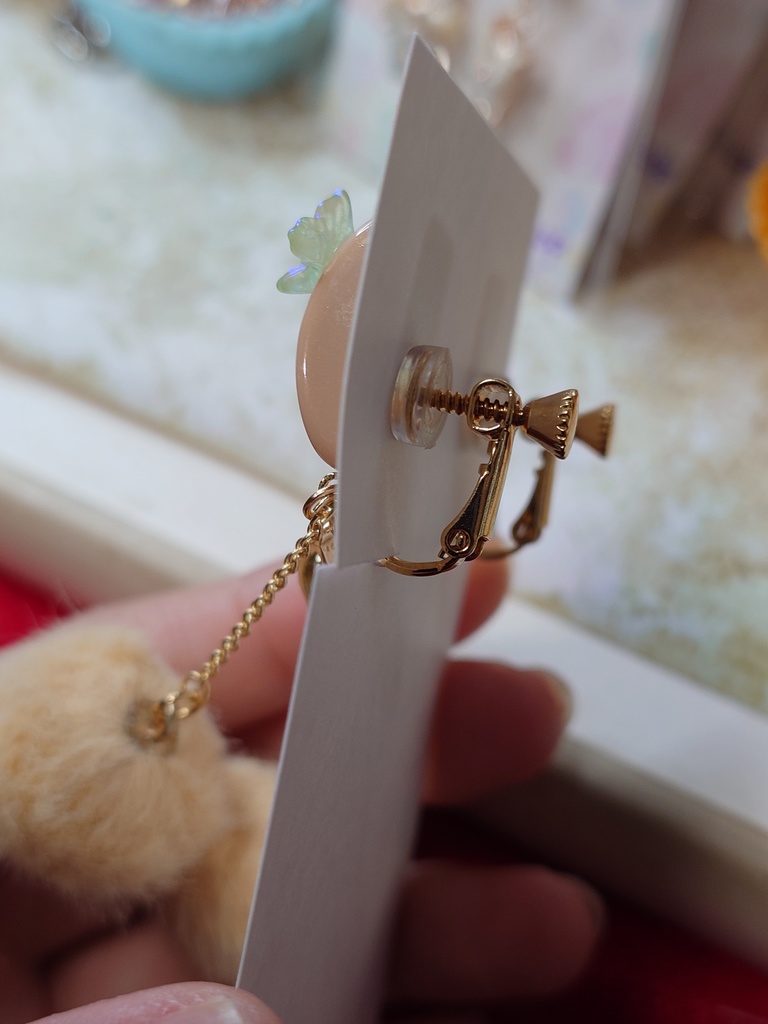 蝶とスイートなひとときイヤリング