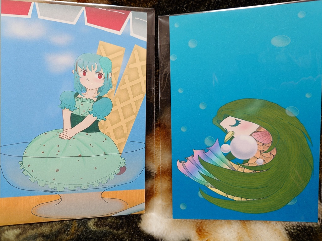 【ポストカード】イラスト系2枚セット