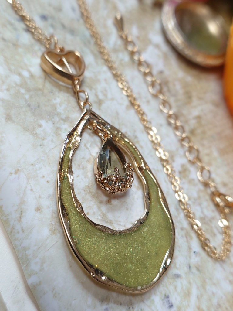 若草ハート ペンダント