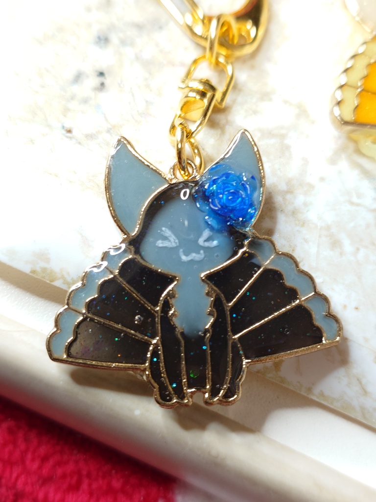 もふもふ九尾のキーホルダー