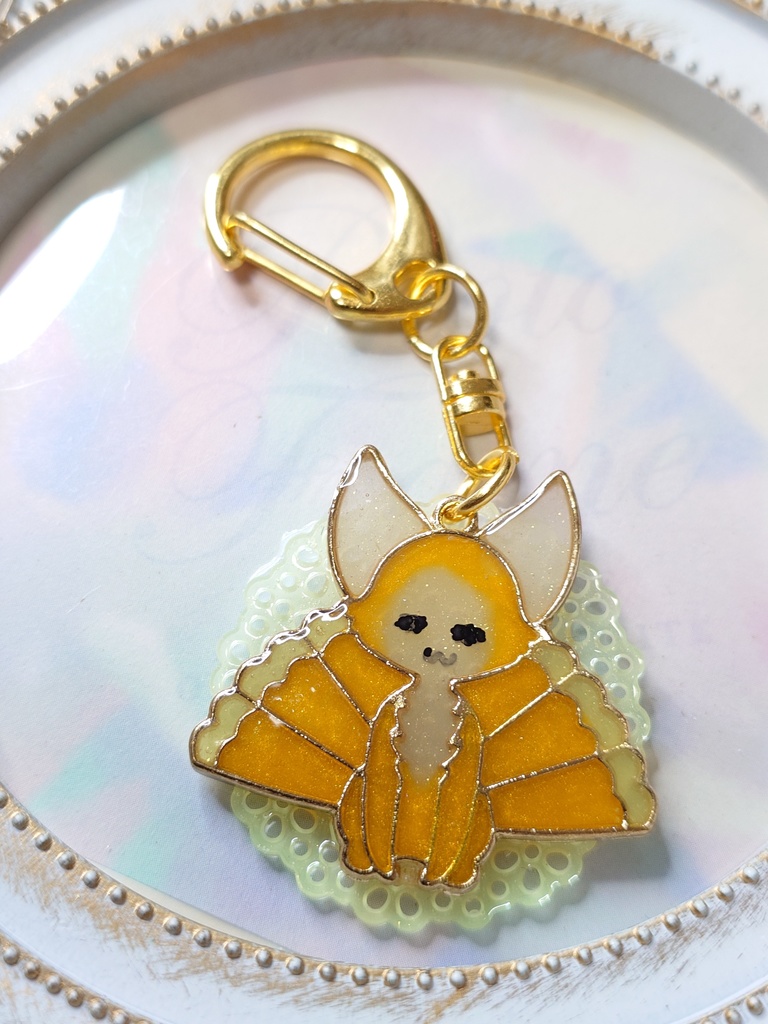 もふもふ九尾のキーホルダー