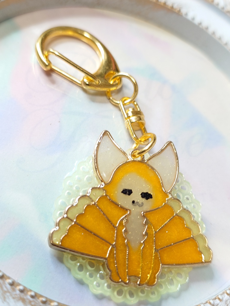 もふもふ九尾のキーホルダー