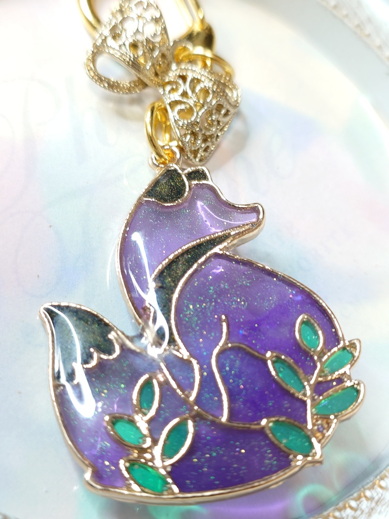 Blueroseの九尾キーホルダー