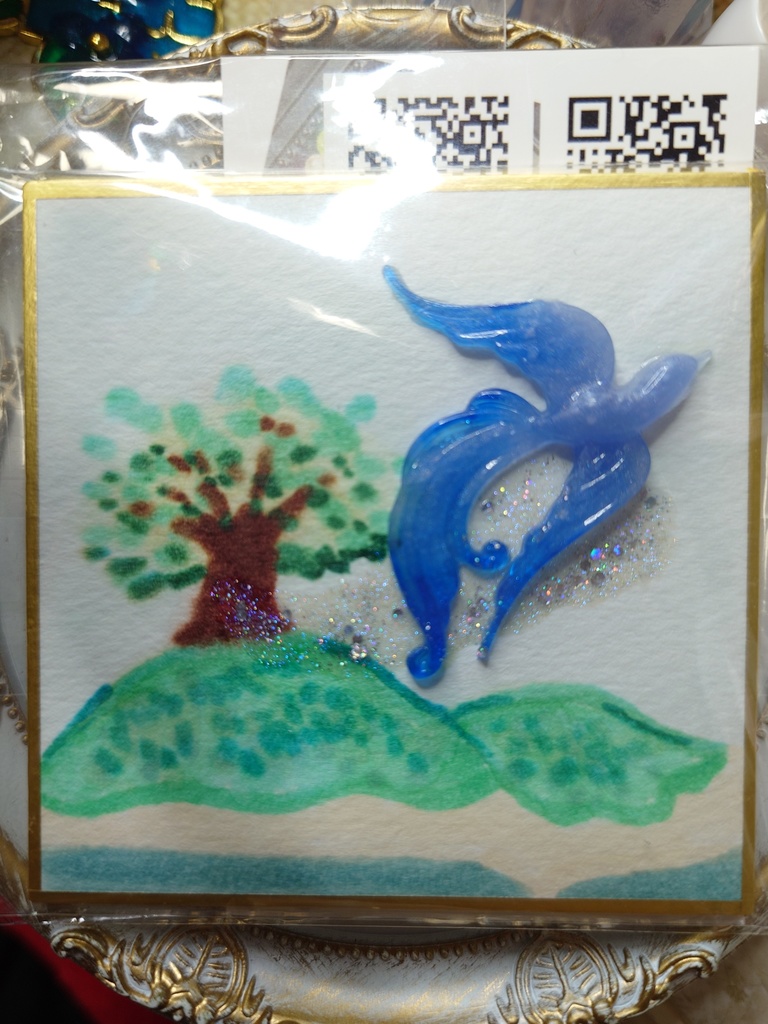 豆色紙_幻想鳥