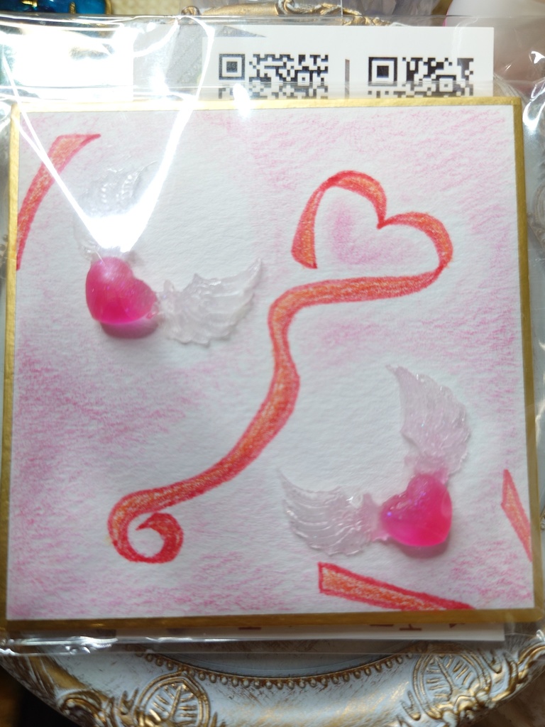 豆色紙_天使ハートりぼん