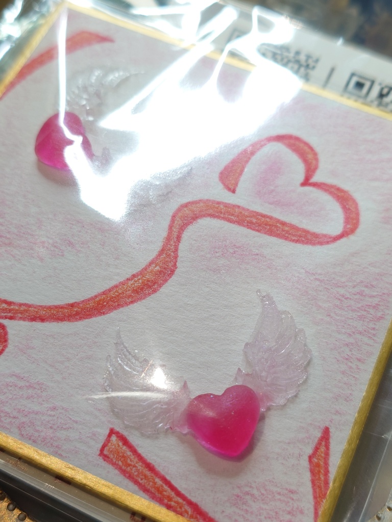 豆色紙_天使ハートりぼん