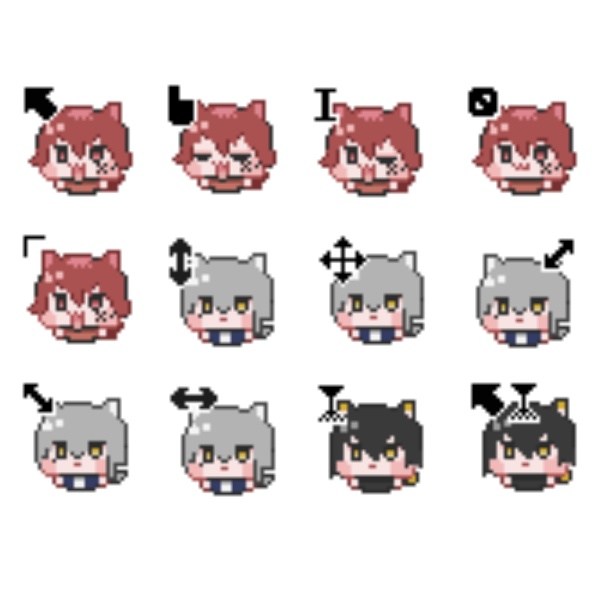 キアーベ一味🦊🔥マウスカーソル【二次創作】