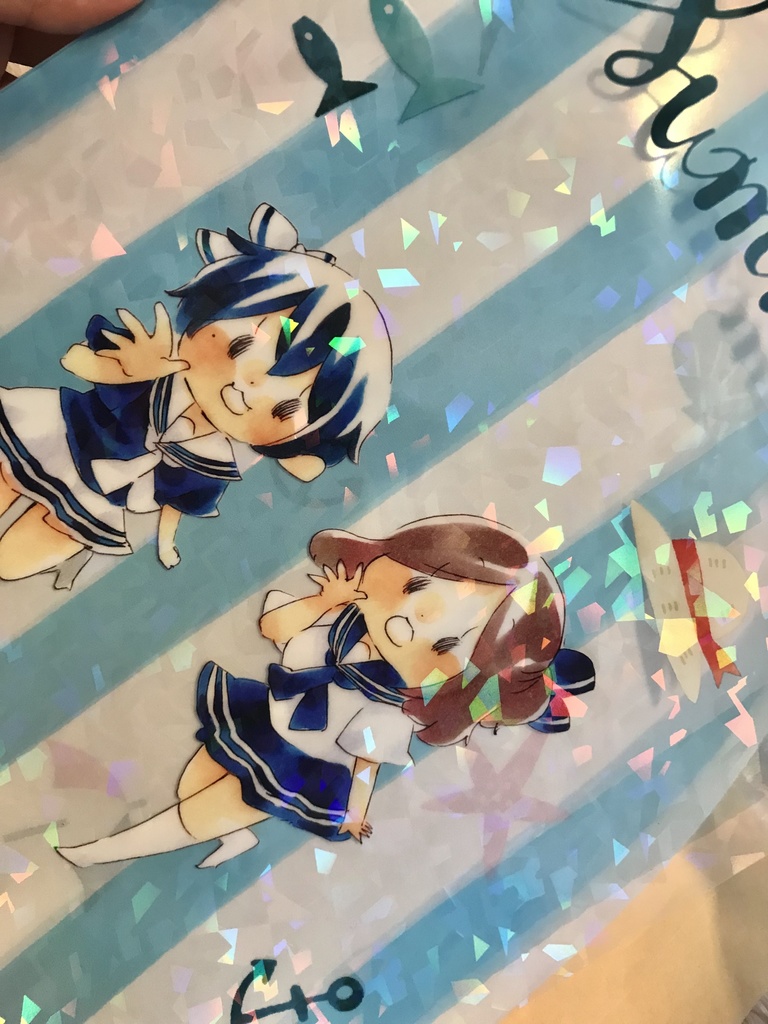 【キラキラクリアファイル】夏セーラー服