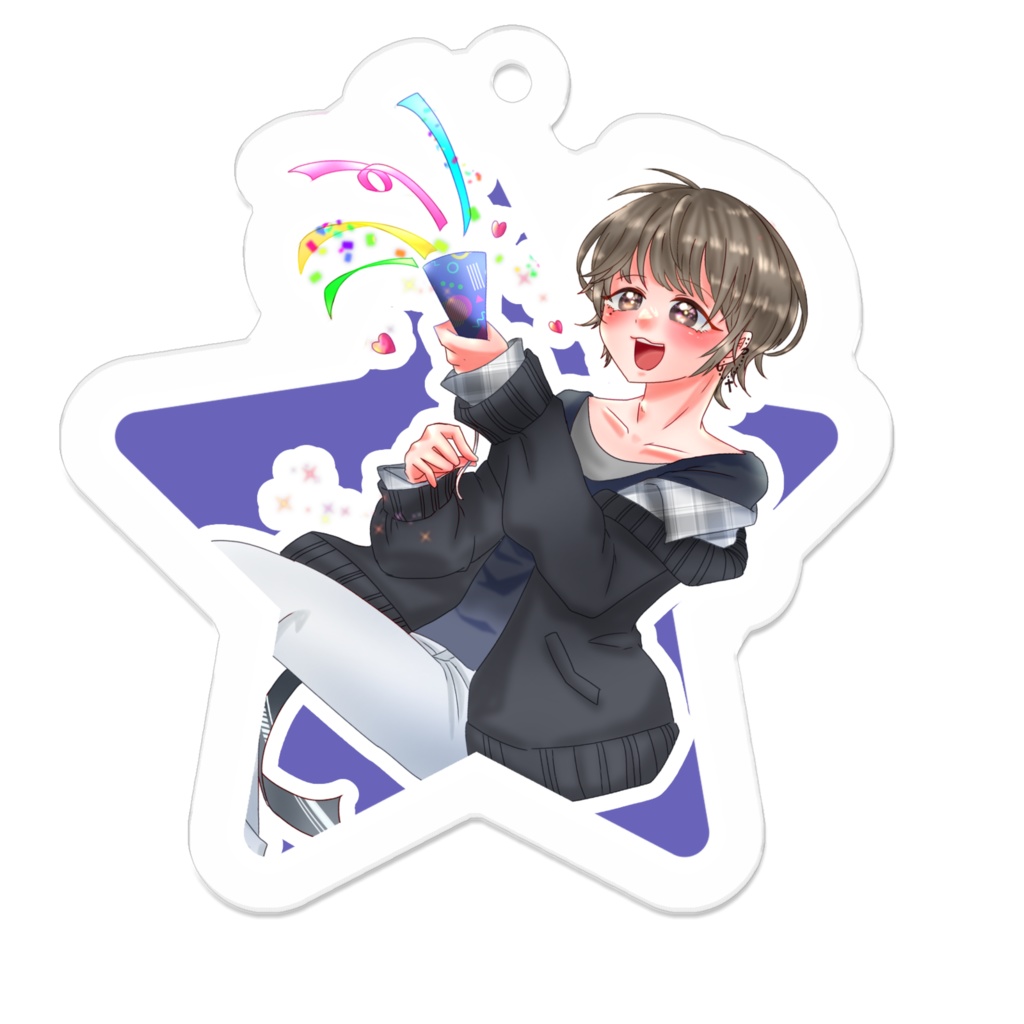 アキバBD掲載記念アクキー50mm/BDパーティ(ソロver.)