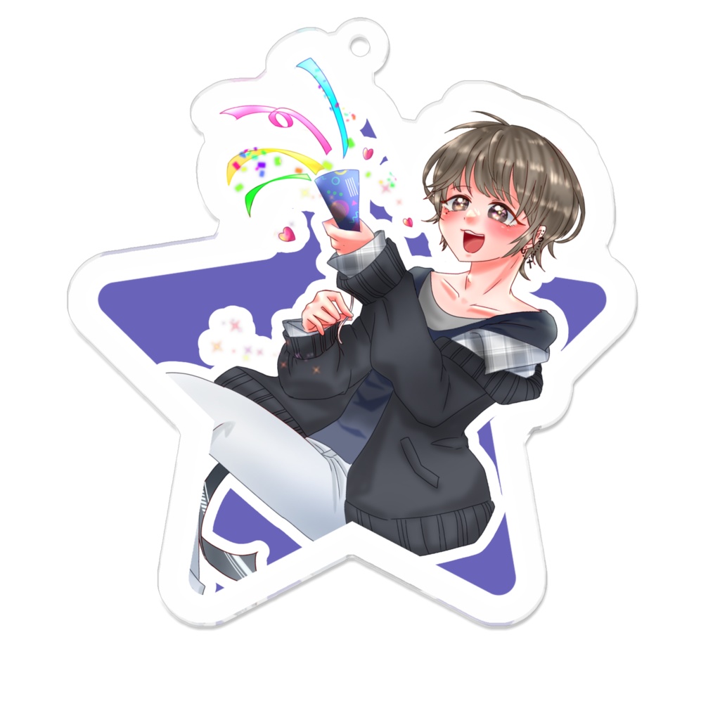 アキバBD掲載記念アクキー70mm/パーティ(ソロver.)