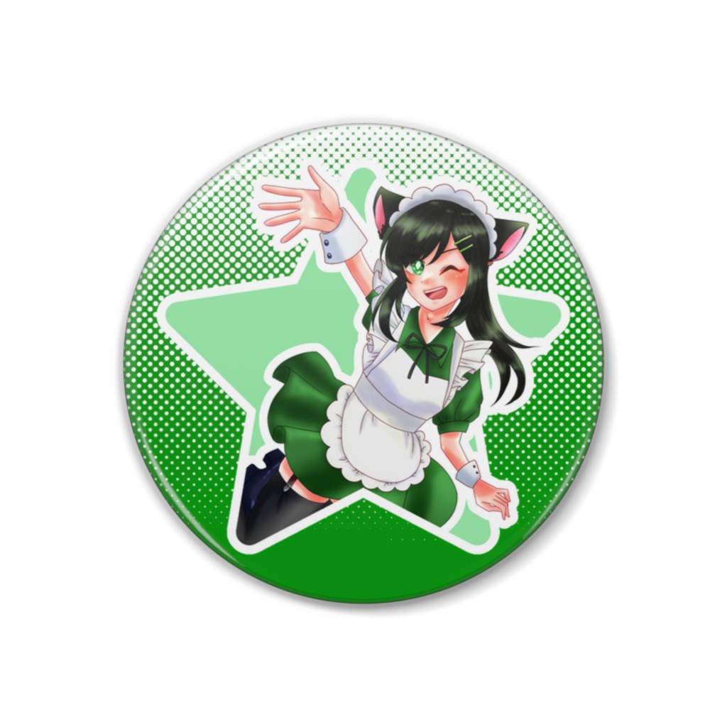 アキバBD掲載記念缶バッジ/BDパーティ(ソロver.)