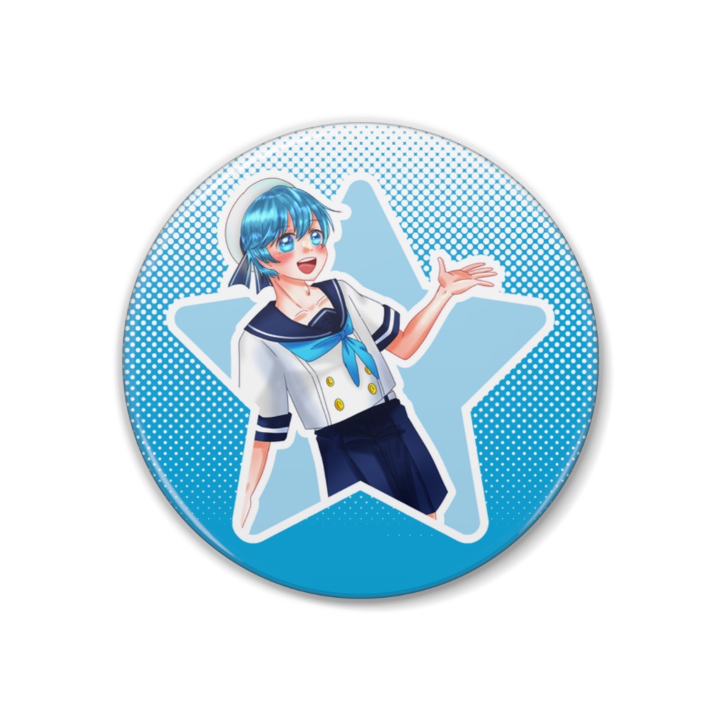 アキバBD掲載記念缶バッジ/BDパーティ(ソロver.)