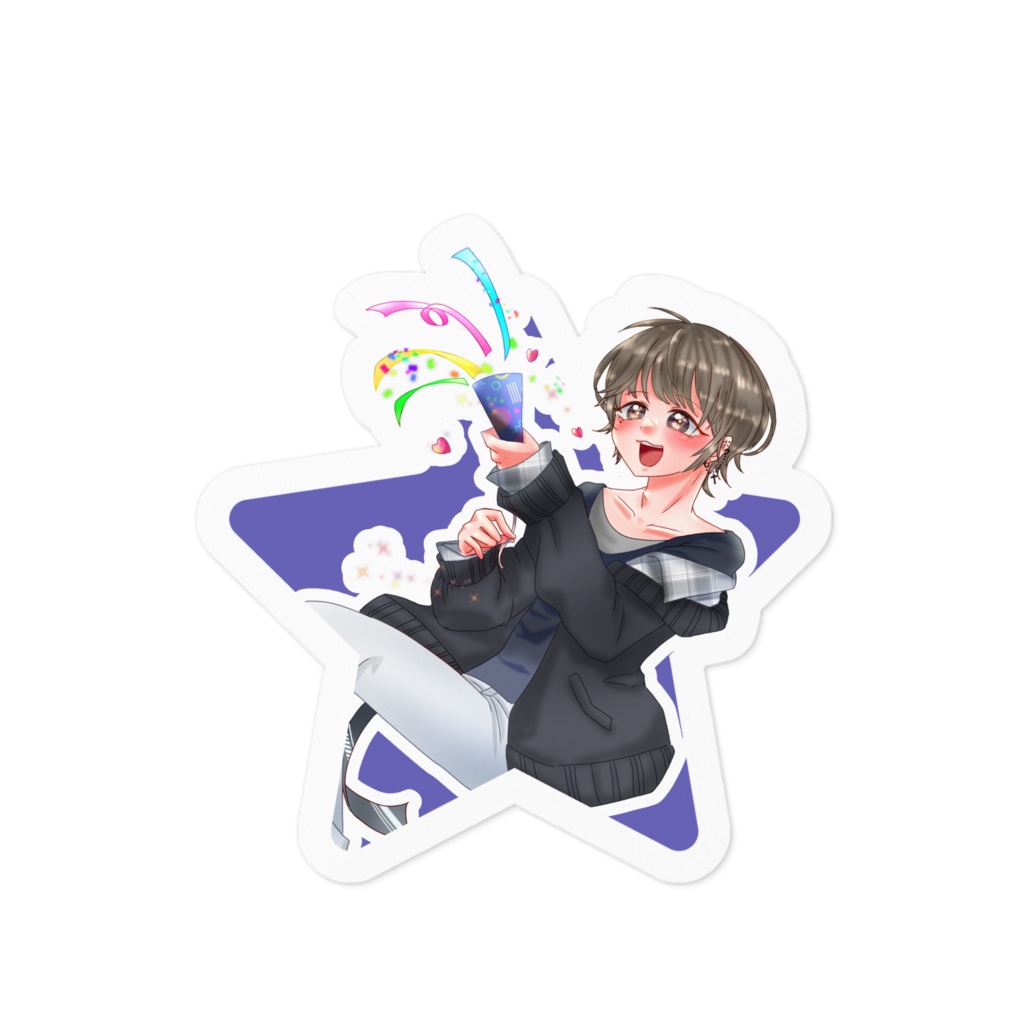 アキバBD掲載記念ステッカー/BDパーティ(ソロver.)