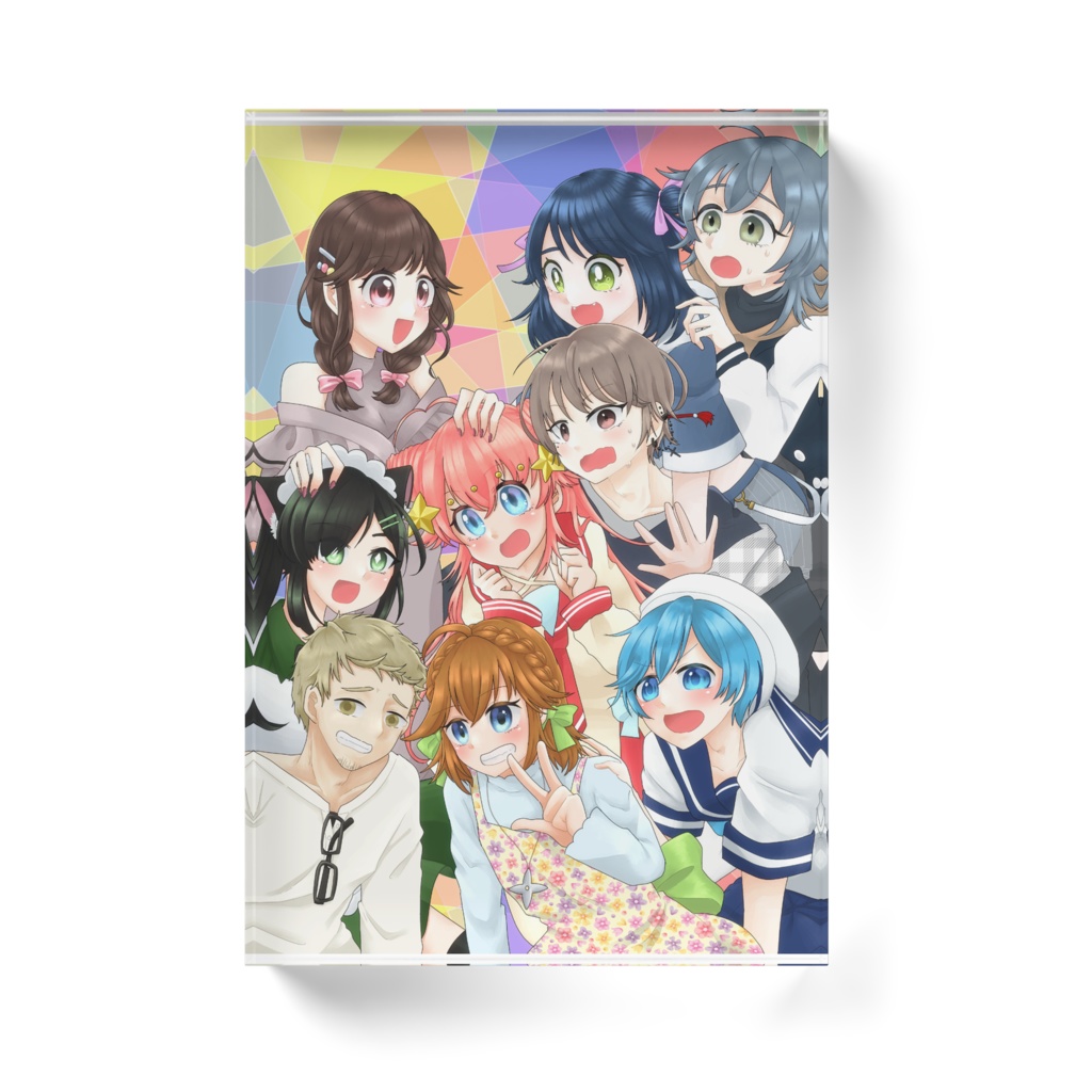 アキバBD掲載記念アクリルブロック/飲み会(集合ver.)