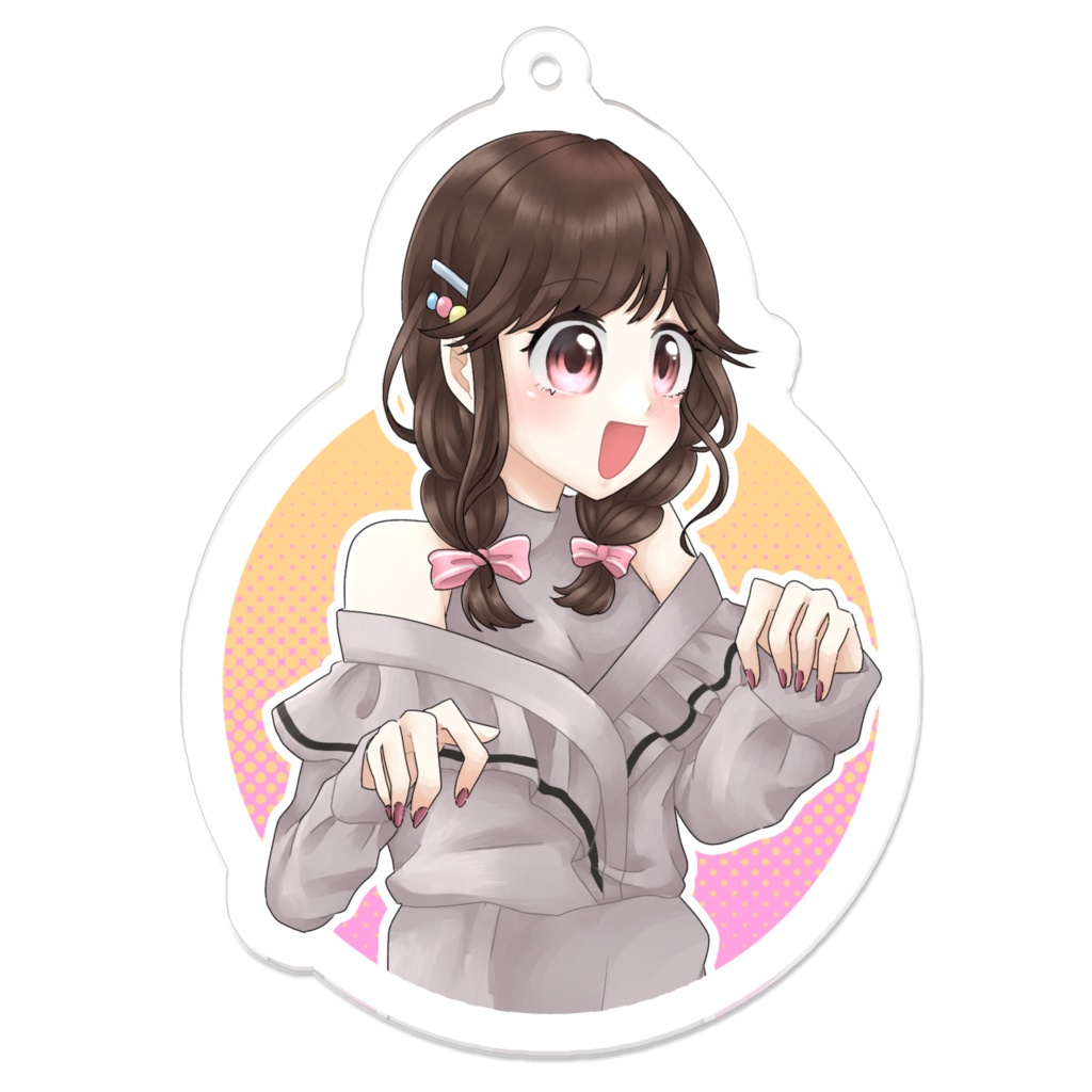 アキバBD掲載記念アクキー70mm/飲み会(ソロver.)