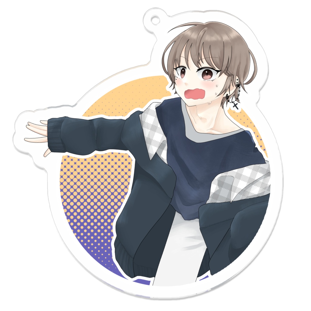 アキバBD掲載記念アクキー70mm/飲み会(ソロver.)