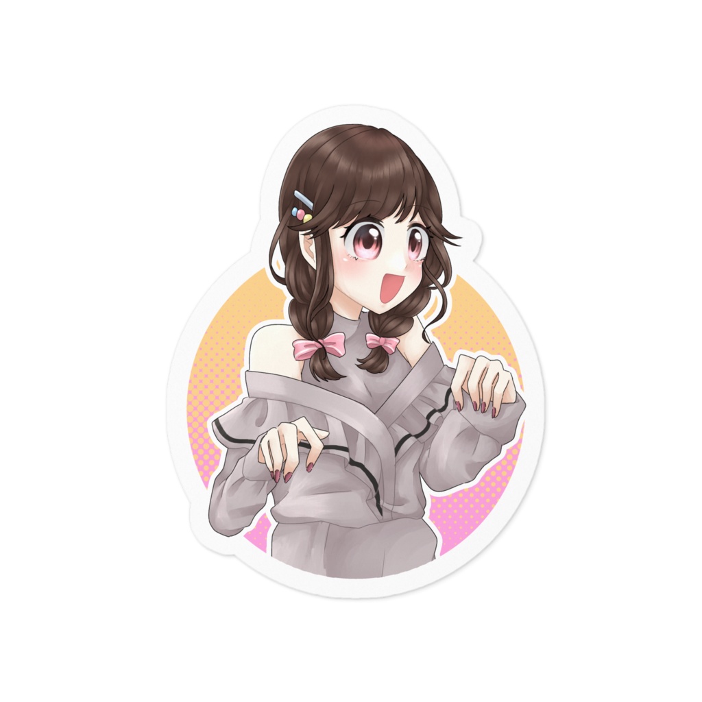 アキバBD掲載記念ステッカー/飲み会(ソロver.)