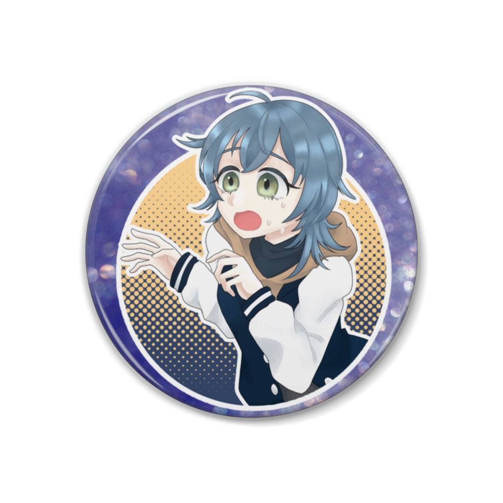 アキバBD掲載記念缶バッジ/飲み会(ソロver.)