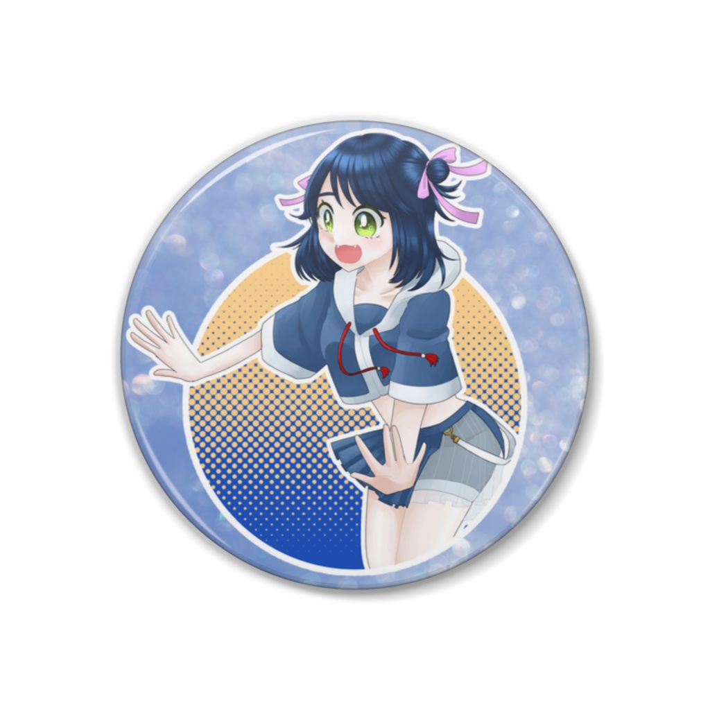 アキバBD掲載記念缶バッジ/飲み会(ソロver.)