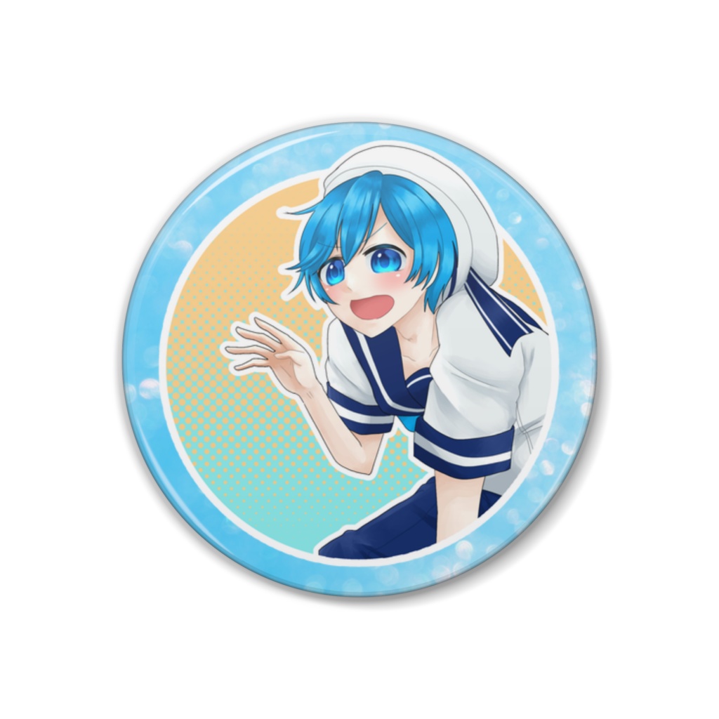 アキバBD掲載記念缶バッジ/飲み会(ソロver.)