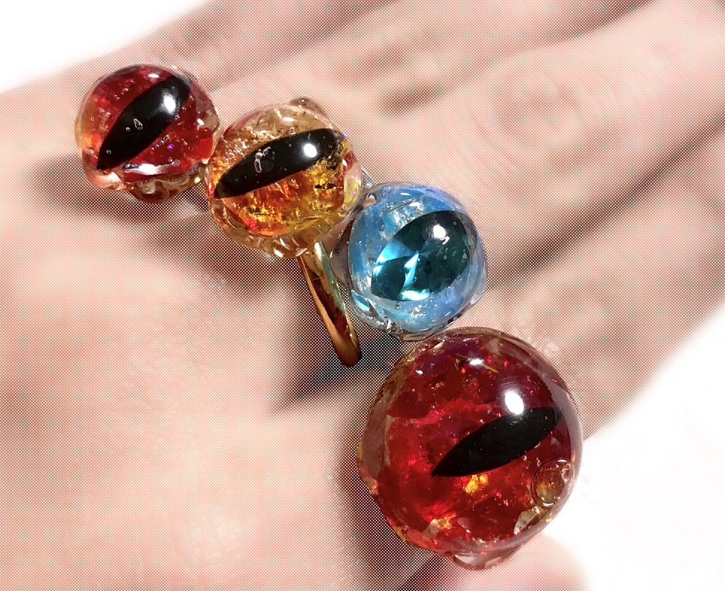 【展示】"Eye Eye Hastur" Ring 海神の冠