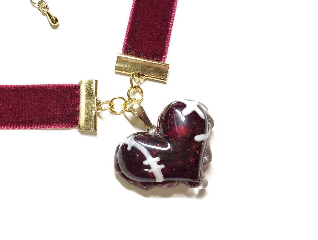 ใๅฑ็คบใSurvivor's Heart Ribbon Choker