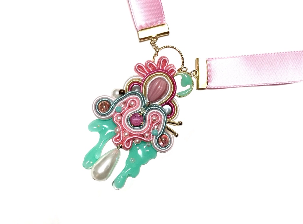 【展示】甘いケーキ RibbonChoker