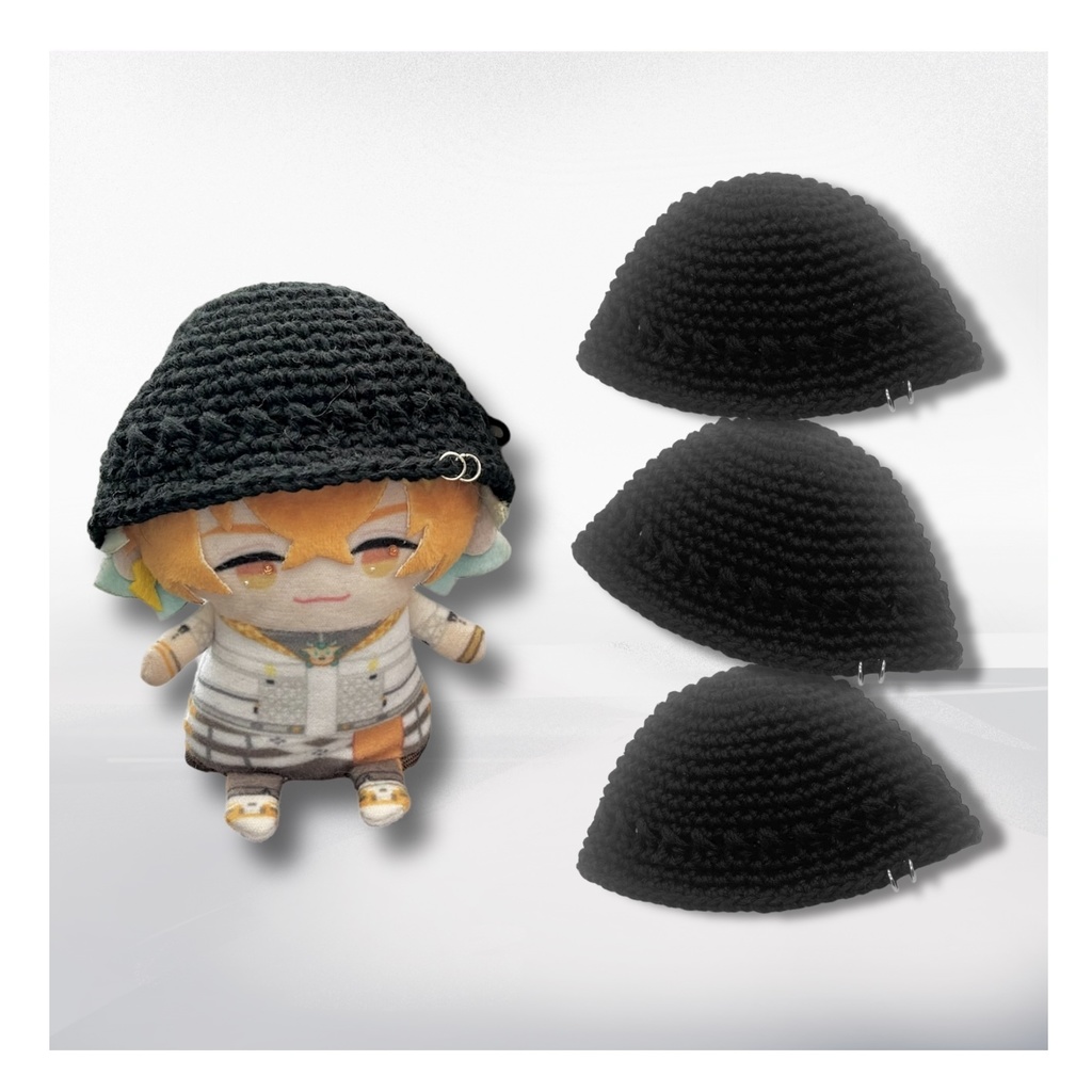 BLACK BUCKET HAT