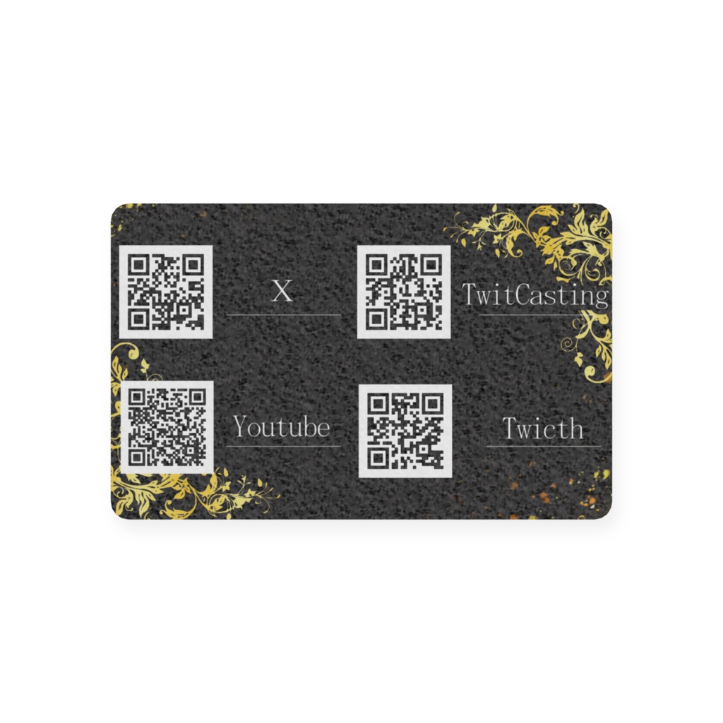 名刺形プラスチックカード
