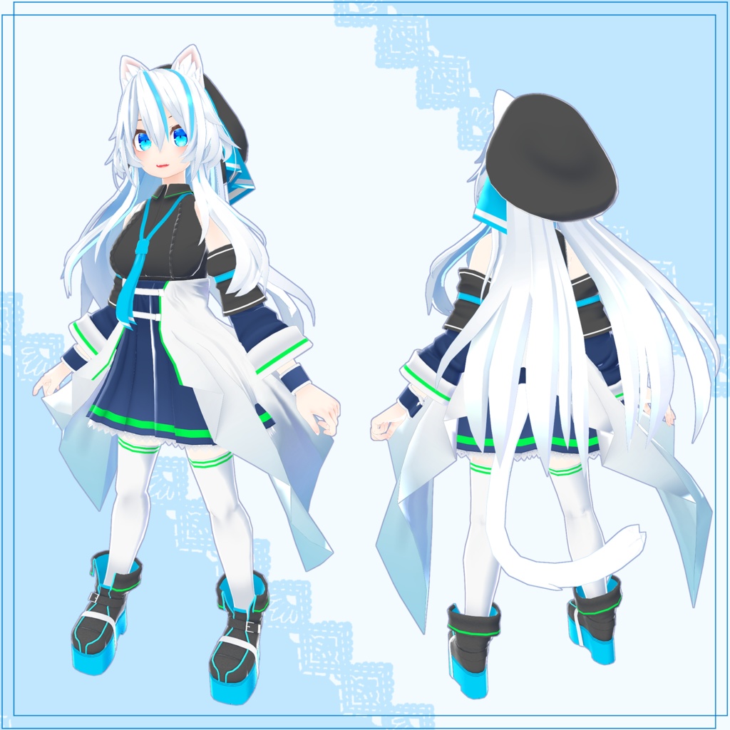 【VR向け3Dモデル】アイルロース2〈デュオ〉