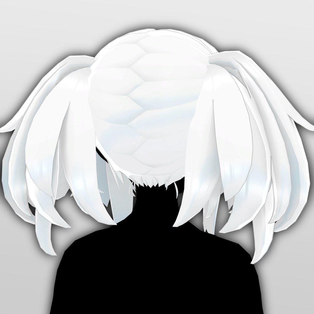 AzuProject 専属モデル ふわふわツインテール おさげ【booth販売