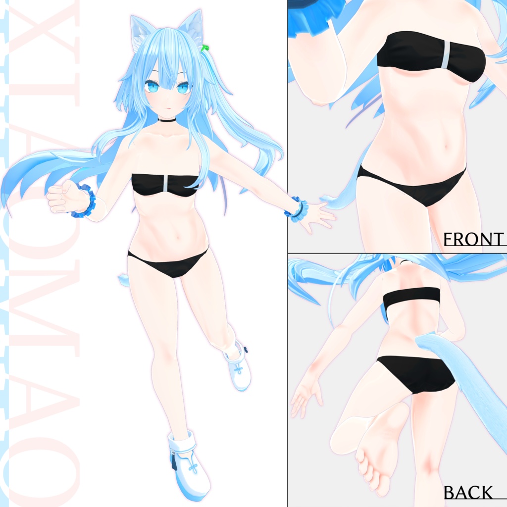 VRChat向け3Dアバター『シャオマオ3』