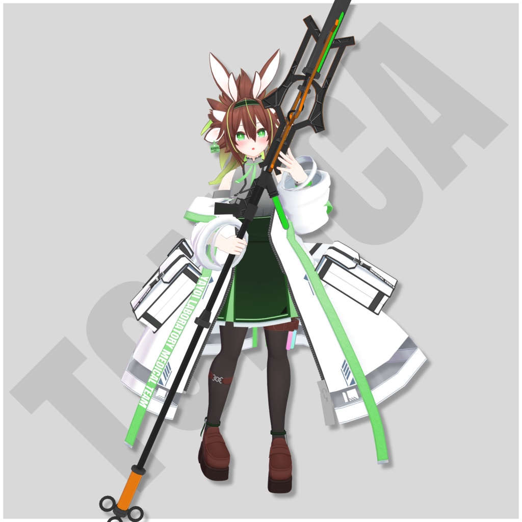 【共通素体】『 TONICA トニカ 』【VRアバター向け3Dモデル】