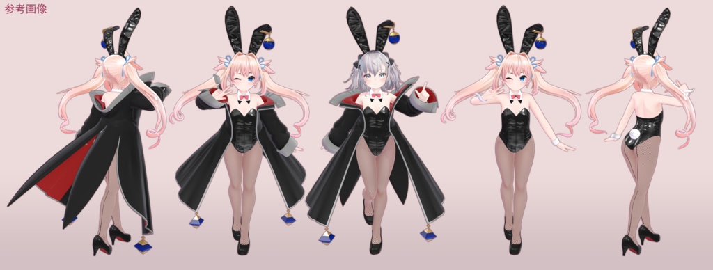 【JJBody用衣装】バニースーツ +じゃけっと