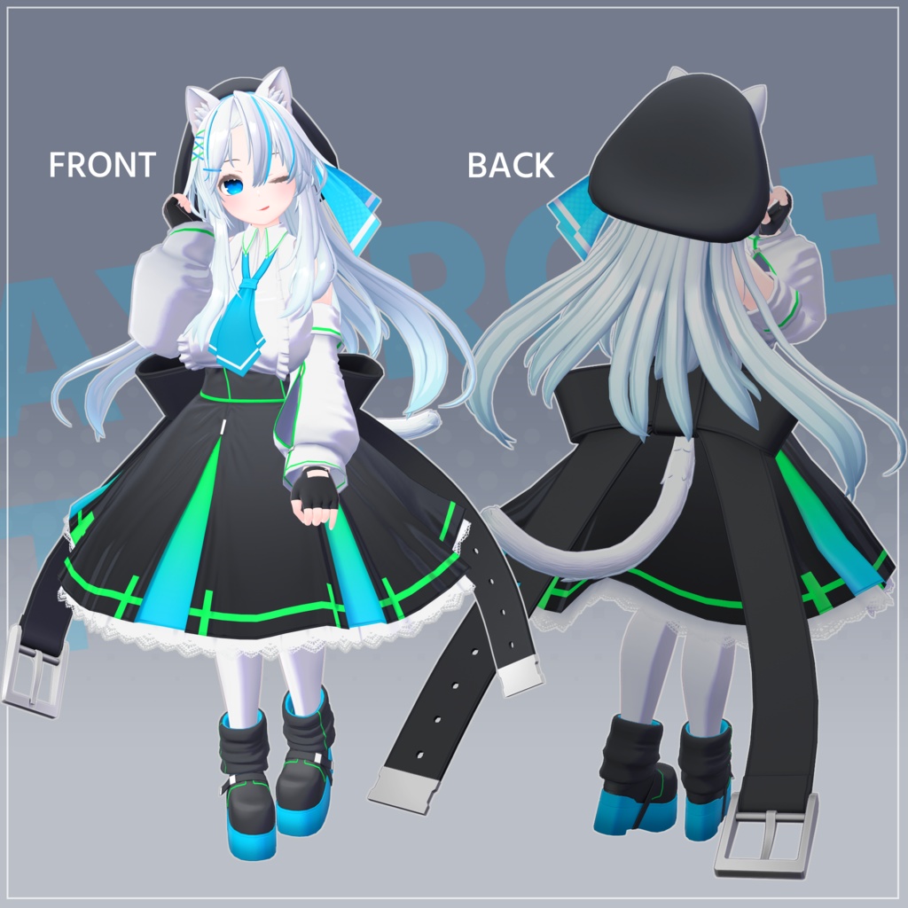 【VRChat向け】アイルロース3【3Dモデル】