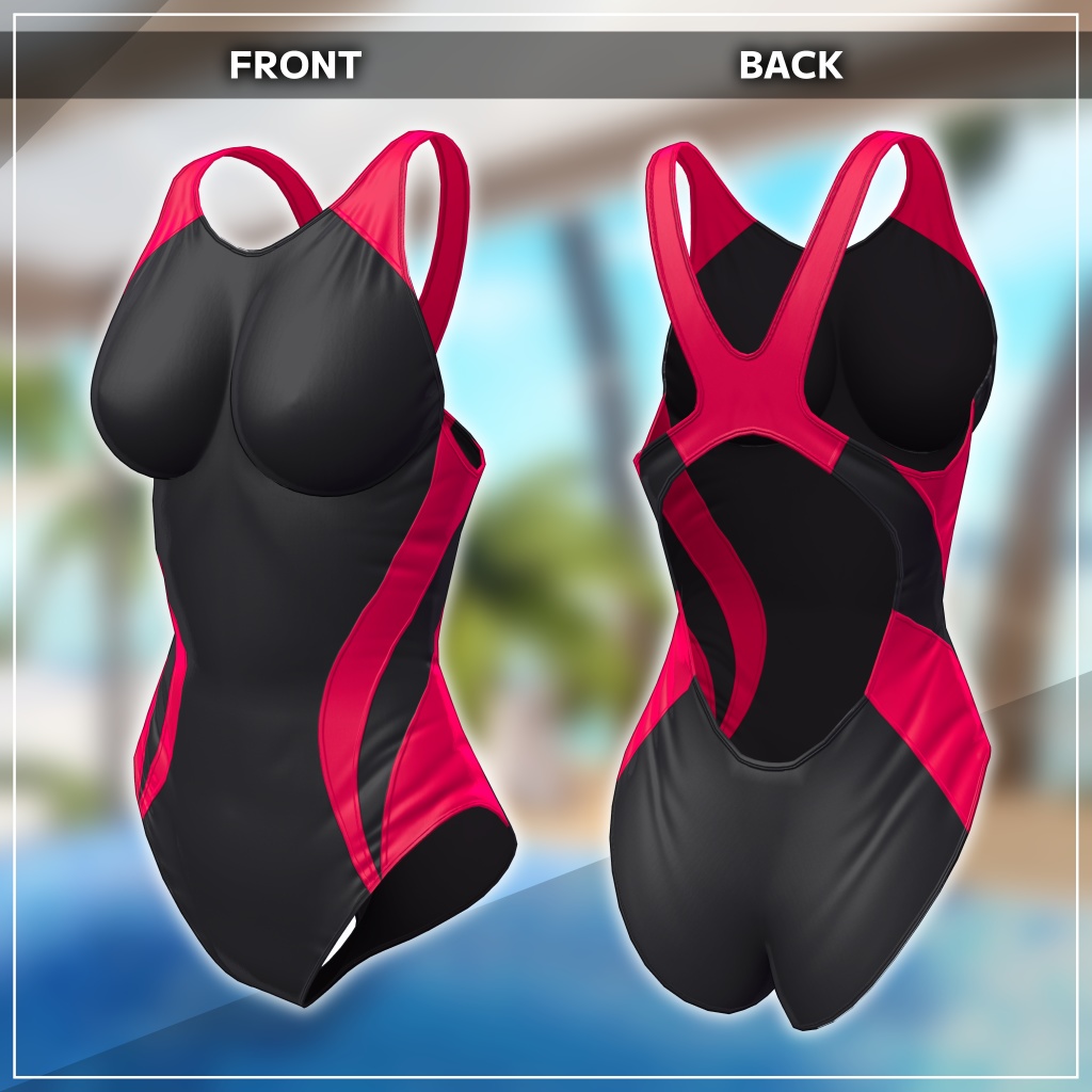 OrangeBody用3D衣装『競泳水着』