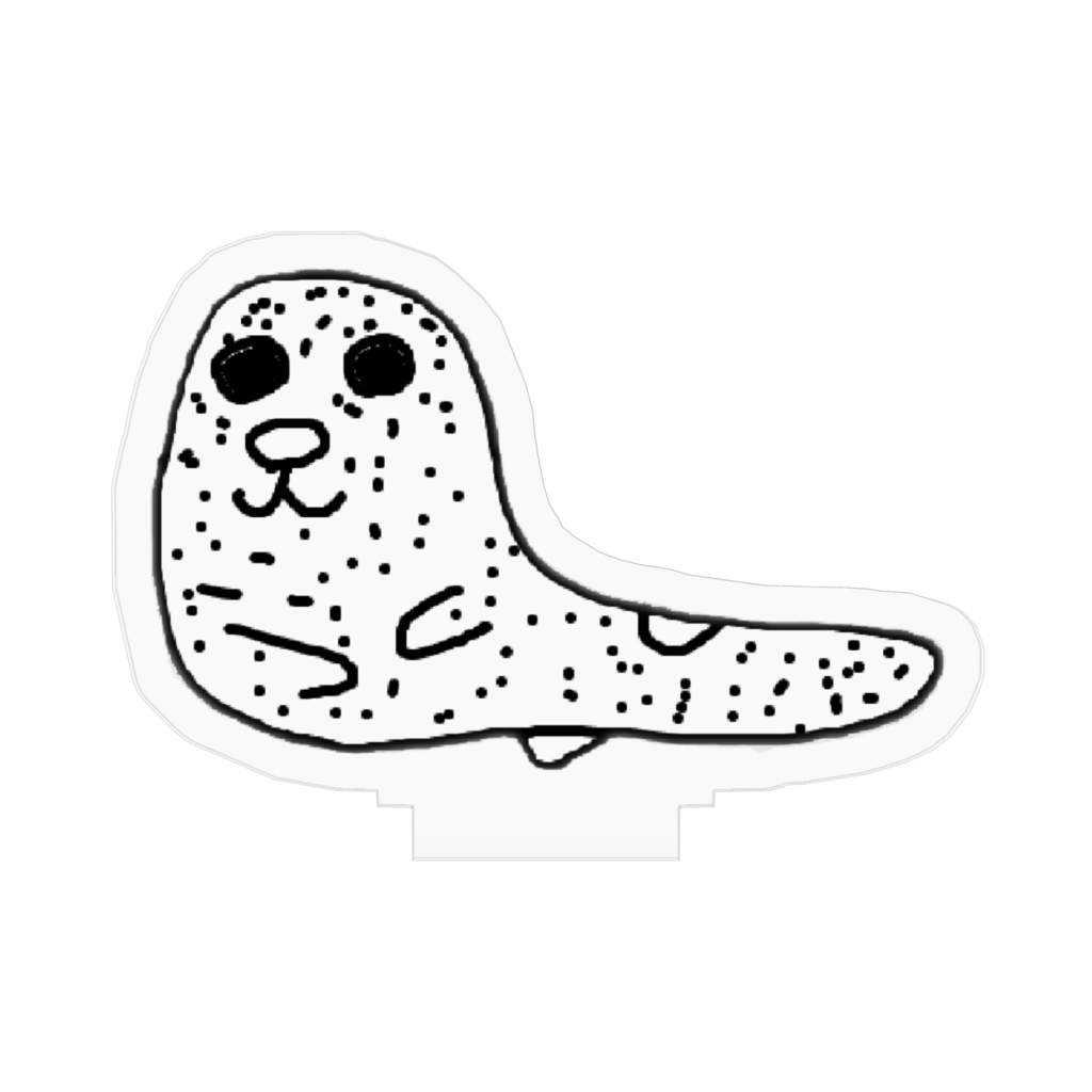 蕁麻疹あざらしアクリルフィギュア