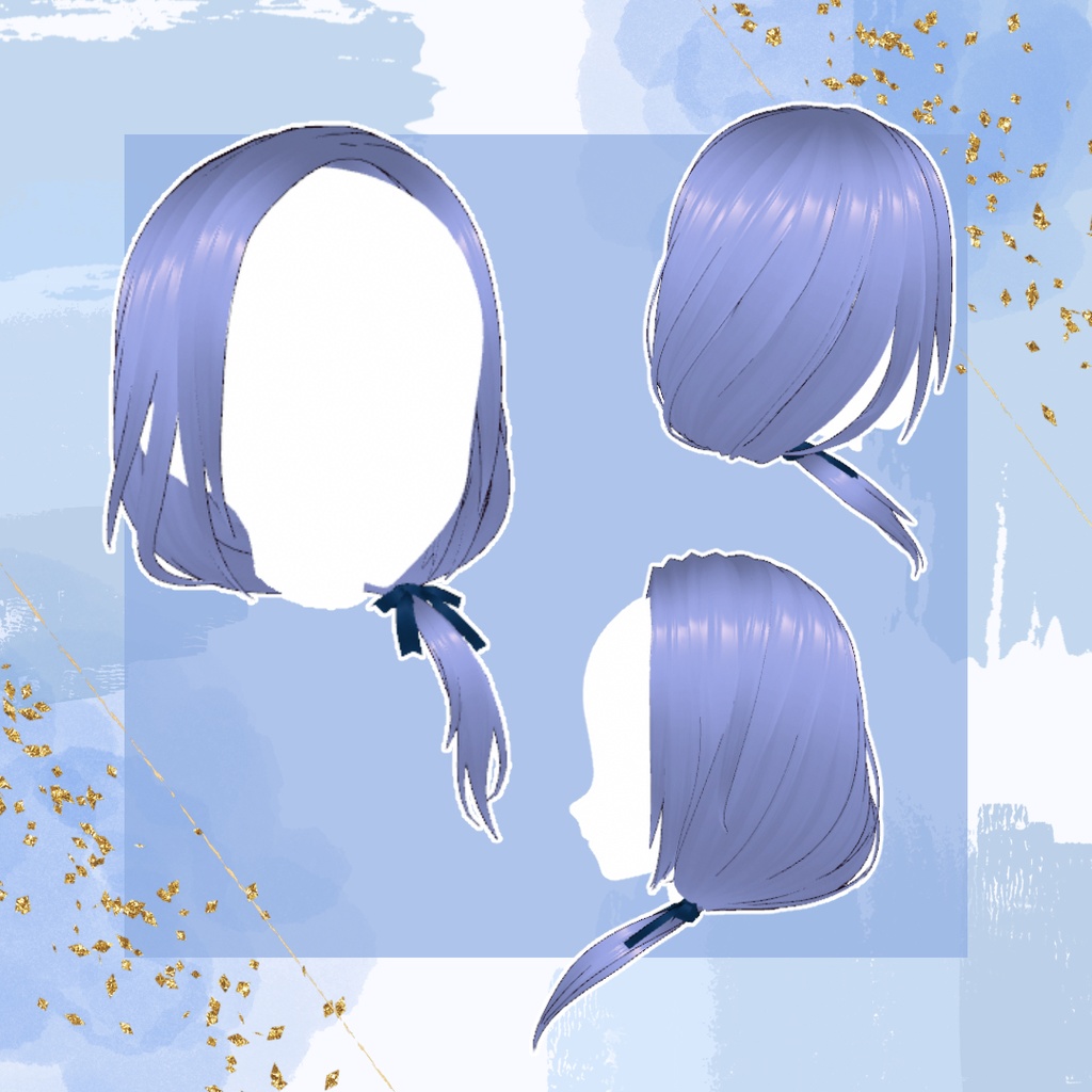 【VRoid/XWear】ルーズサイドテール