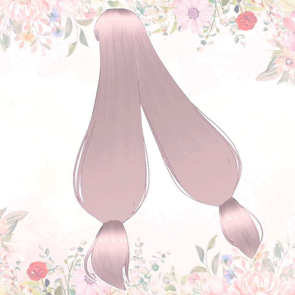 【VRoid/XWear】ツインピッグテール