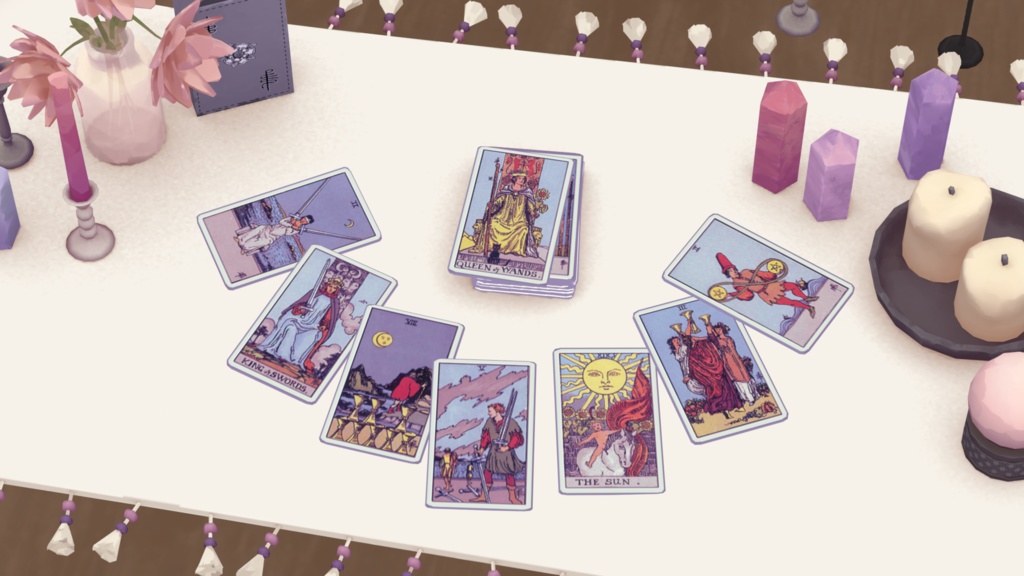 【Warudo】3D タロット ・타로・Tarot