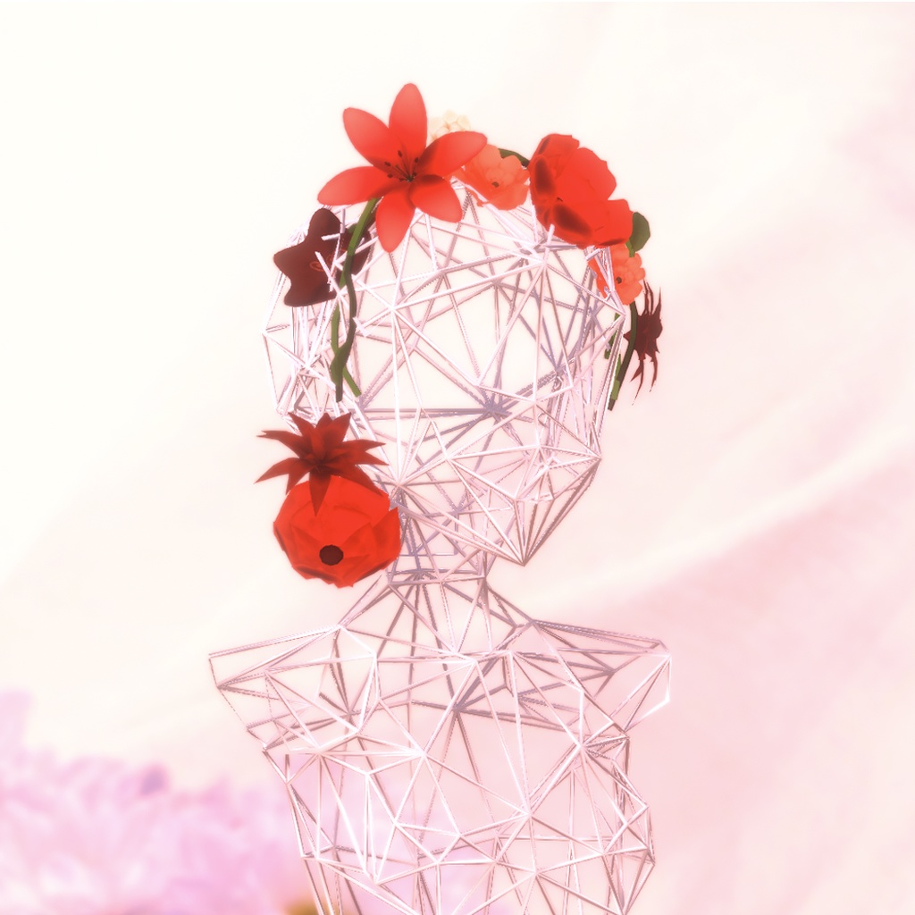 【VRChat想定】歌姫の花冠