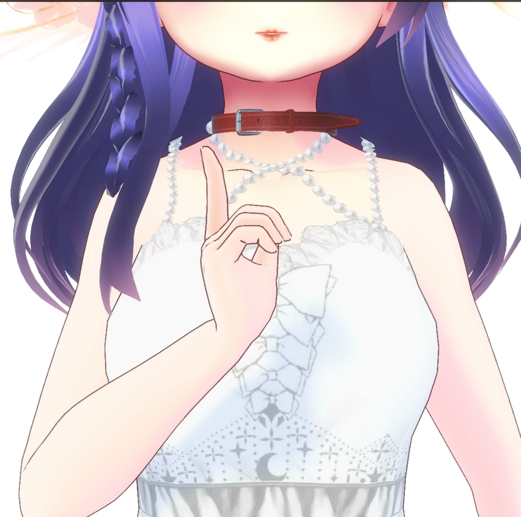 【VRChat想定】シンプルな皮のベルト