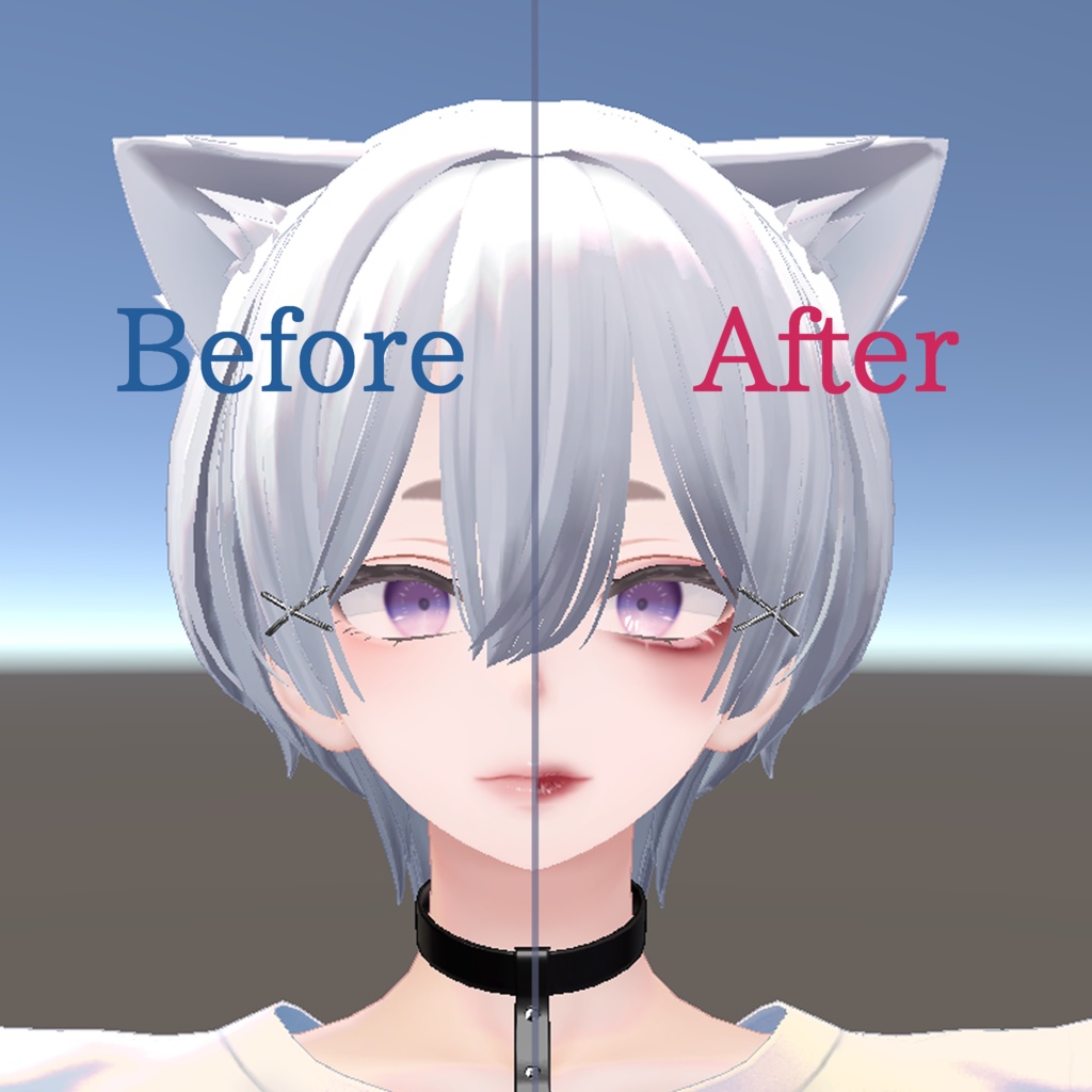 【森羅対応】ちょっとクセがつよい(ヴィジュアル系)メイクテクスチャ