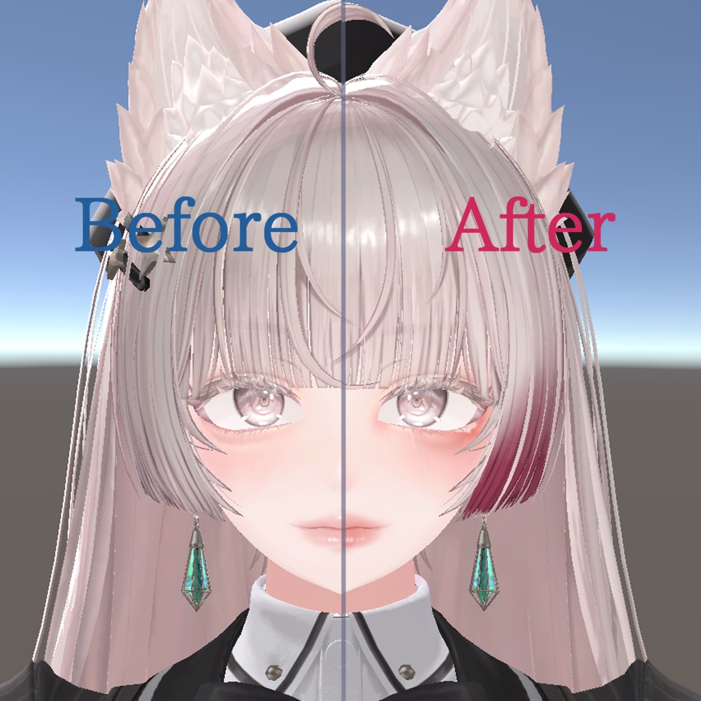 【LUMINA対応】ちょっとクセがつよい改変セット【メイク・表情・ジェスチャー】