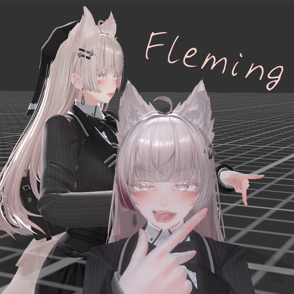 【LUMINA対応】ちょっとクセがつよい改変セット【メイク・表情・ジェスチャー】